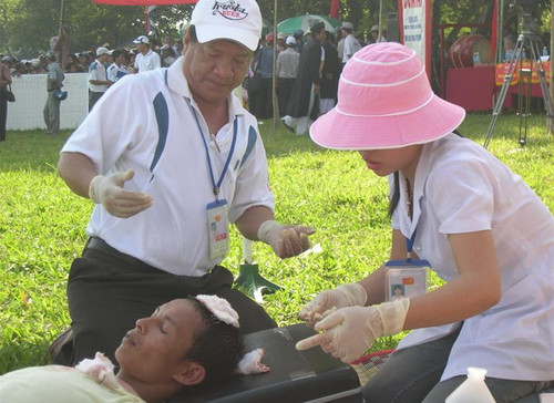 Khẩn trương cấp cứu VĐV bị thương nặng trong vụ ẩu đả.