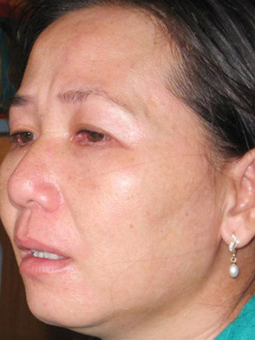 Chị Vấn - vợ thuyền trưởng Nguyễn Tấn Lư