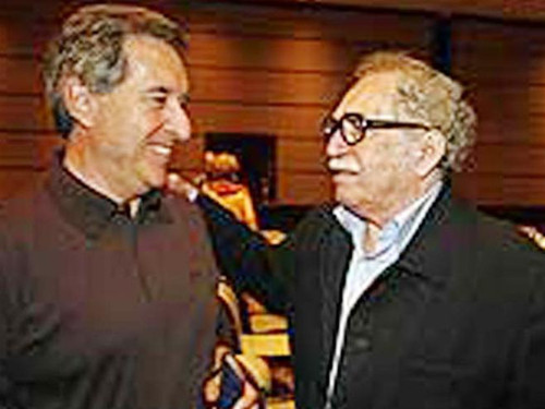 Marquez và Gabilondo tại hội nghị ở Monterrey