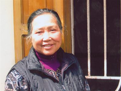 Bà Lê Thị Nhu tức Liên con gái liệt sĩ Lê Văn Chà