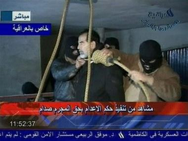 Đài truyền hình nhà nước Iraq đưa hình ảnh của ông Saddam