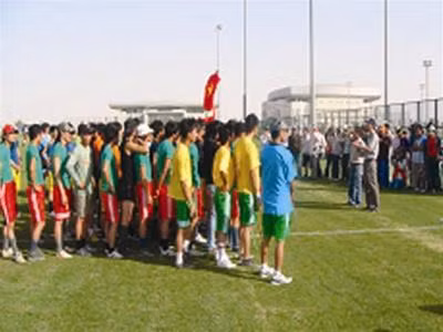 Ông Phùng Thế Long, Đại sứ Việt Nam tại Qatar phát biểu khai mạc giải đấu