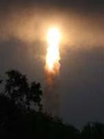 Tàu thám hiểm Chandrayaan 1 nặng 1,5 tấn bay lên từ Trung tâm vũ trụ Satish Dhawan