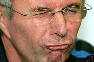 Huấn luyện viên Eriksson trước búa rìu dư luận. Ảnh: pub.TV2.no