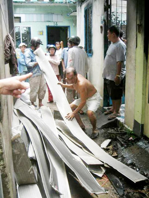 Hiện trường vụ cháy