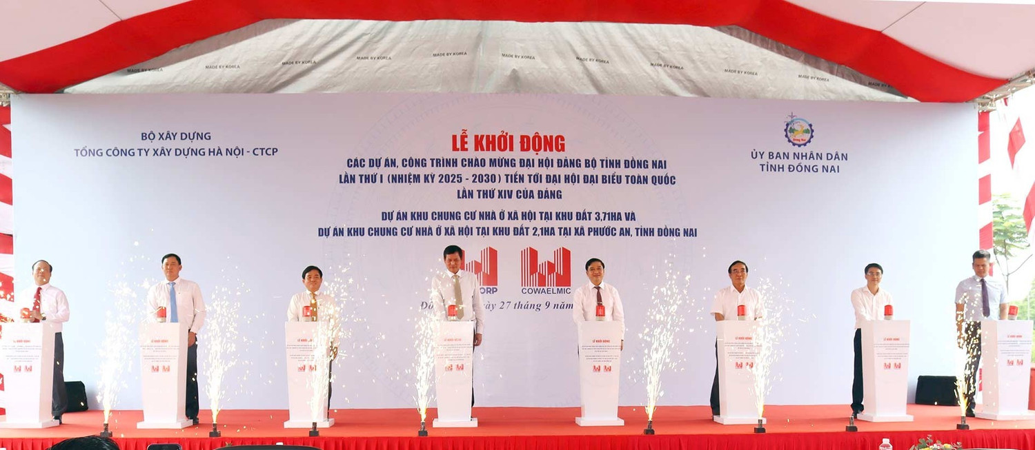 Đồng Nai: Khởi công 7 dự án nhà ở xã hội với gần 8.000 căn hộ