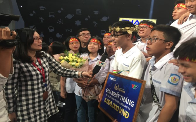 Trần Thế Trung, học sinh chuyên Lý trường Phan Bội Châu từng bước chinh phục 'Đường lên đỉnh Olympia