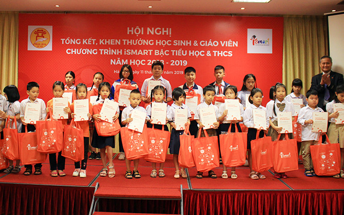 74% học sinh Tiểu học theo chương trình iSMART đạt học lực Khá, Giỏi