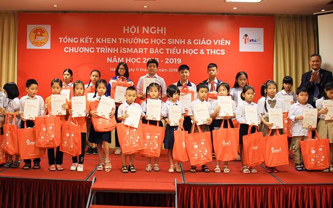 74% học sinh Tiểu học theo chương trình iSMART đạt học lực Khá, Giỏi