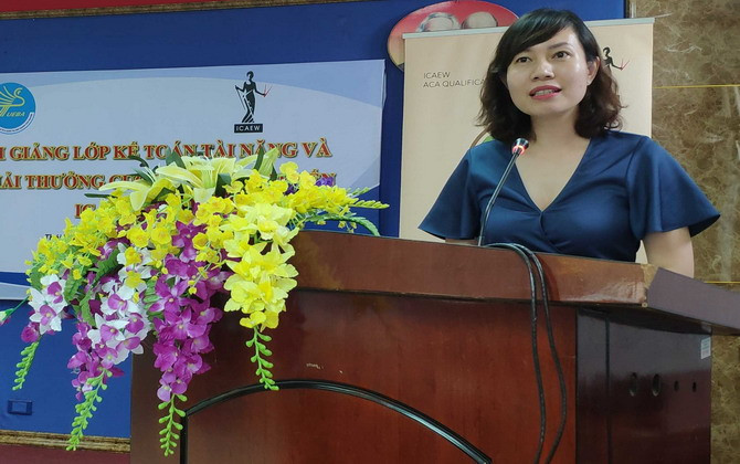 Trường ĐH Kinh tế và QTKD phối hợp với ICAEW khai giảng khóa học Kế toán Tài năng