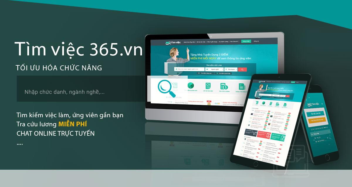 Tìm việc làm online hiệu quả chỉ trong vài giây tại timviec365.vn
