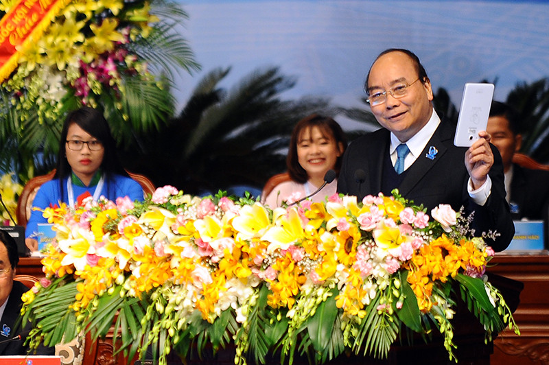 Toàn cảnh phiên trọng thể Đại hội đại biểu toàn quốc Hội Sinh viên Việt Nam lần thứ X