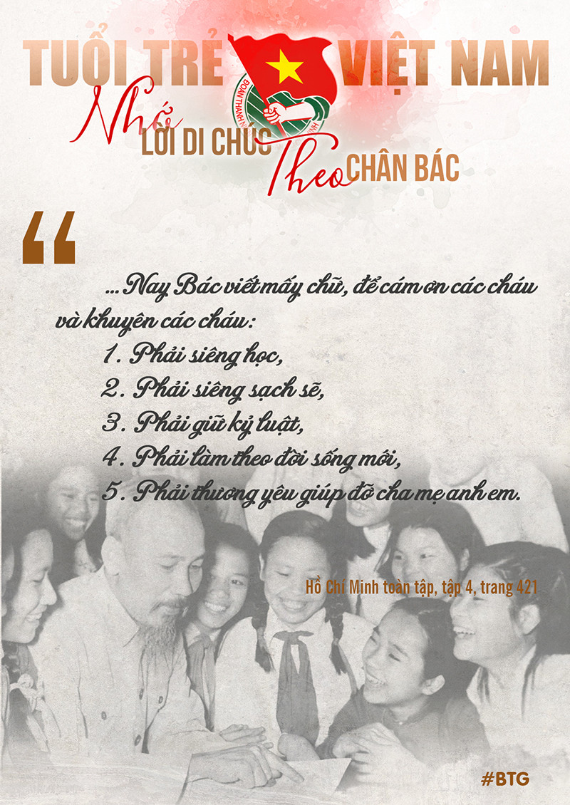 Những lời của Bác dạy thanh thiếu niên