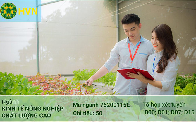 Học Kinh tế nông nghiệp chất lượng cao, bắt kịp nền nông nghiệp thông minh 4.0