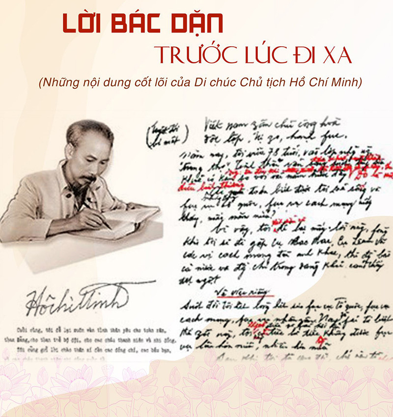 Bồi dưỡng thế hệ cách mạng cho đời sau theo Di chúc Chủ tịch Hồ Chí Minh