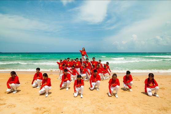 Công viên Sun World náo nhiệt trong vòng bán kết Flashmob