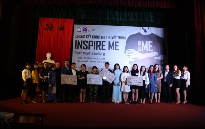 Nam sinh Báo chí giành giải Quán quân cuộc thi Inspire me – Người truyền cảm hứng 2018