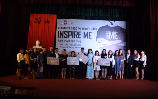 Nam sinh Báo chí giành giải Quán quân cuộc thi Inspire me – Người truyền cảm hứng 2018