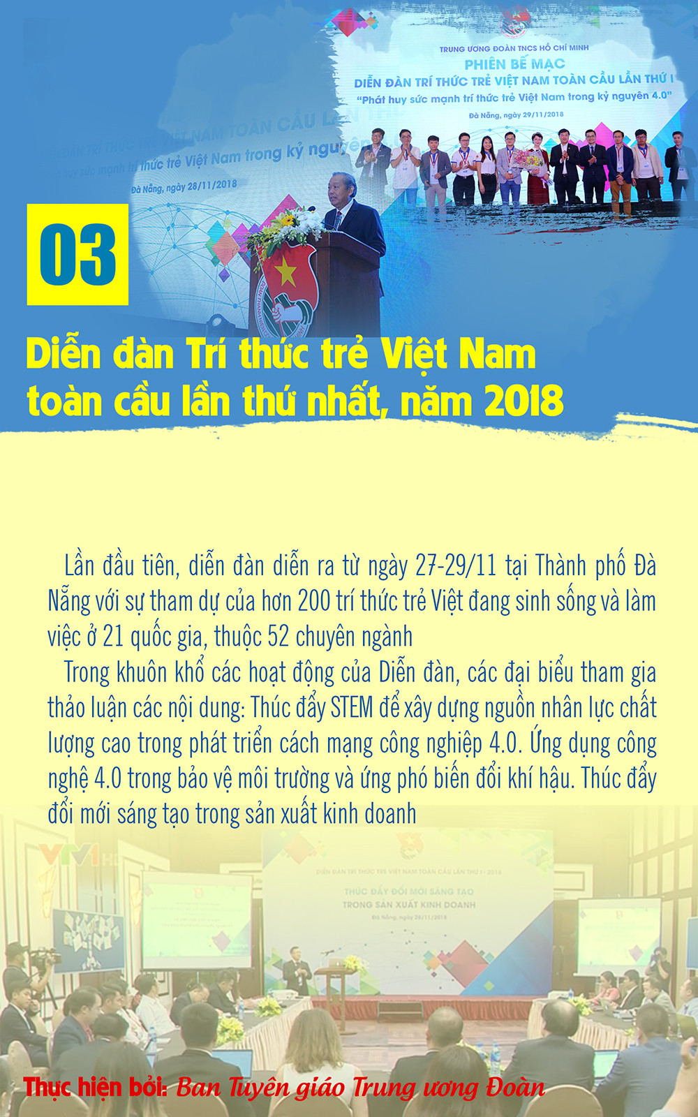 10 sự kiện, hoạt động tiêu biểu của tuổi trẻ Việt Nam năm 2018