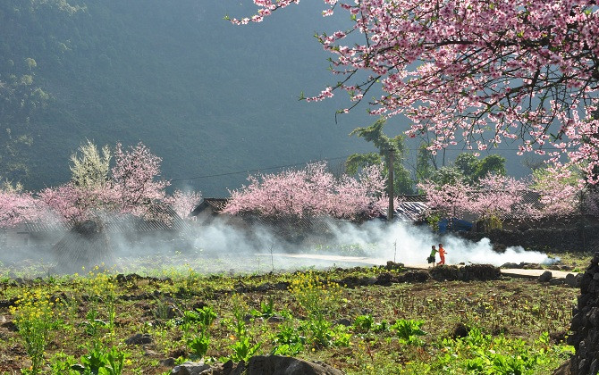 Sắc màu trên cao nguyên đá