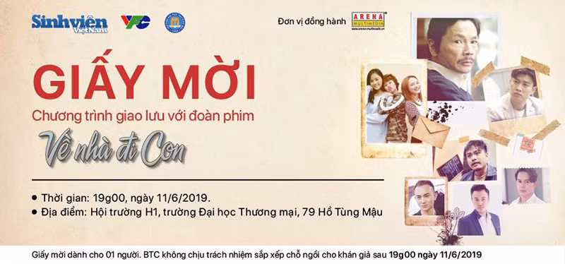 Cơ hội gặp gỡ trực tiêp các diễn viên trong phim Về nhà đi con