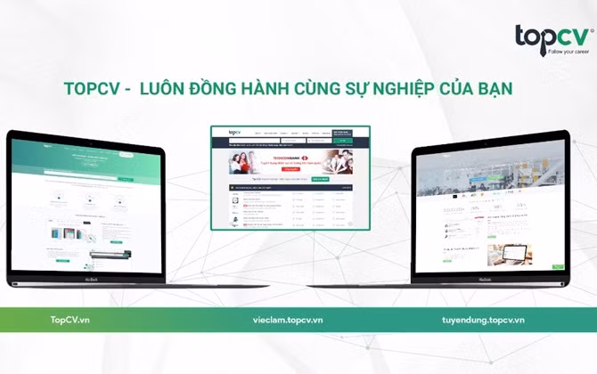 TOPCV - Luôn đồng hành cùng sự nghiệp của bạn