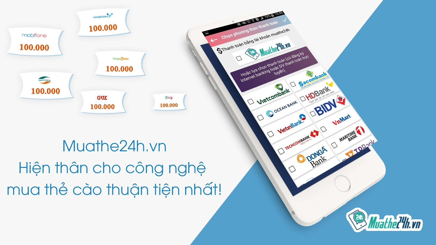 Muathe24h.vn: Khát vọng số hóa thói quen mua thẻ cào của người Việt