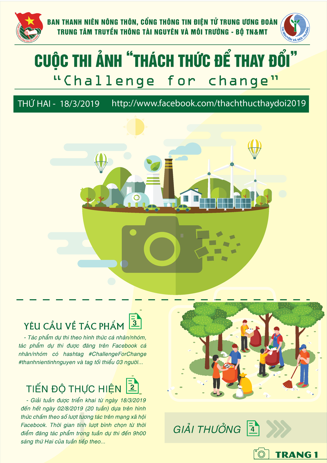 Phát động cuộc thi ảnh Thách thức để thay đổi