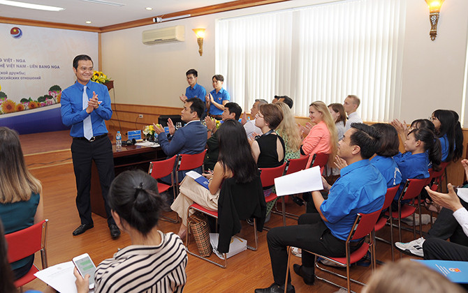 Thanh niên Việt - Nga cùng vun đắp quan hệ hữu nghị, hợp tác