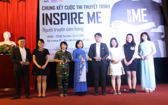 Nam sinh Báo chí giành giải Quán quân cuộc thi Inspire me – Người truyền cảm hứng 2018