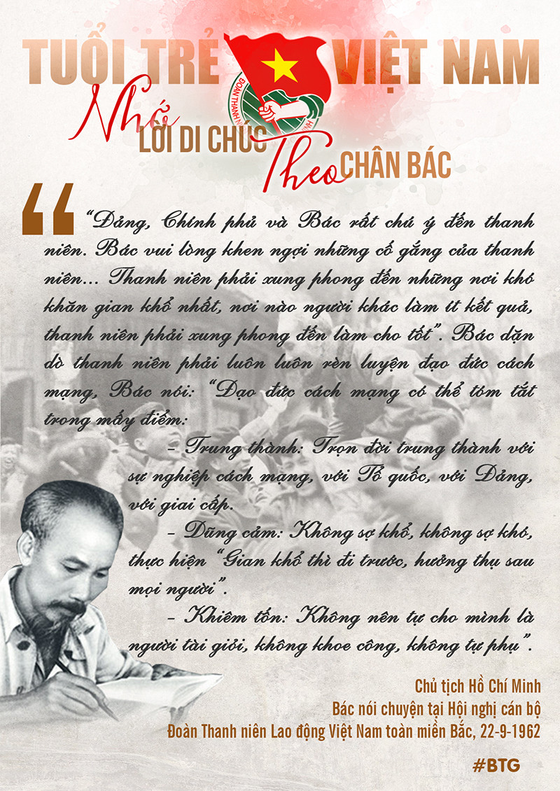 Những lời của Bác dạy thanh thiếu niên 