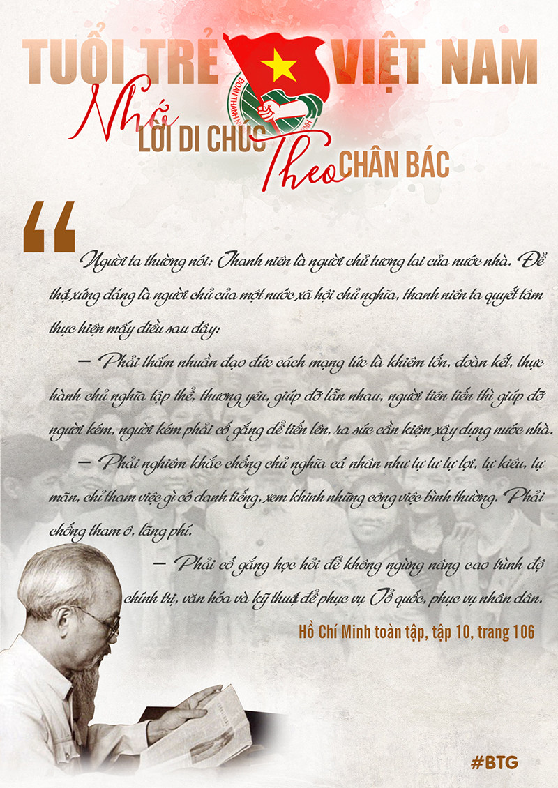 Những lời của Bác dạy thanh thiếu niên 