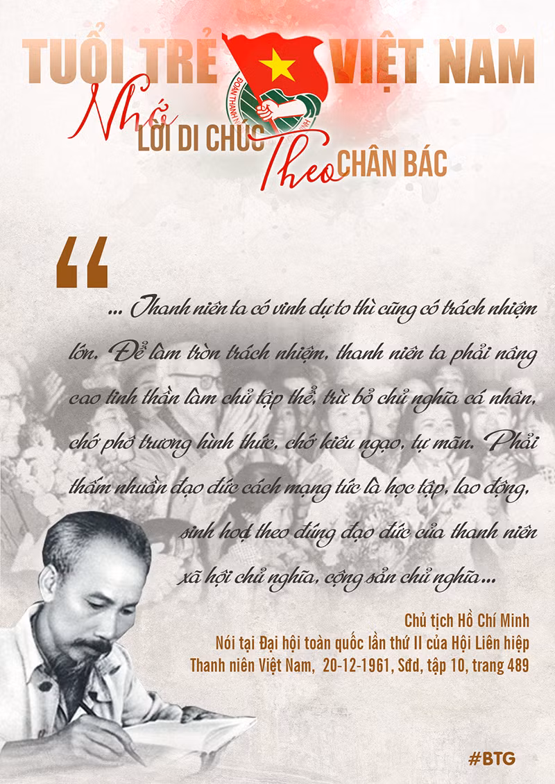 Những lời của Bác dạy thanh thiếu niên 