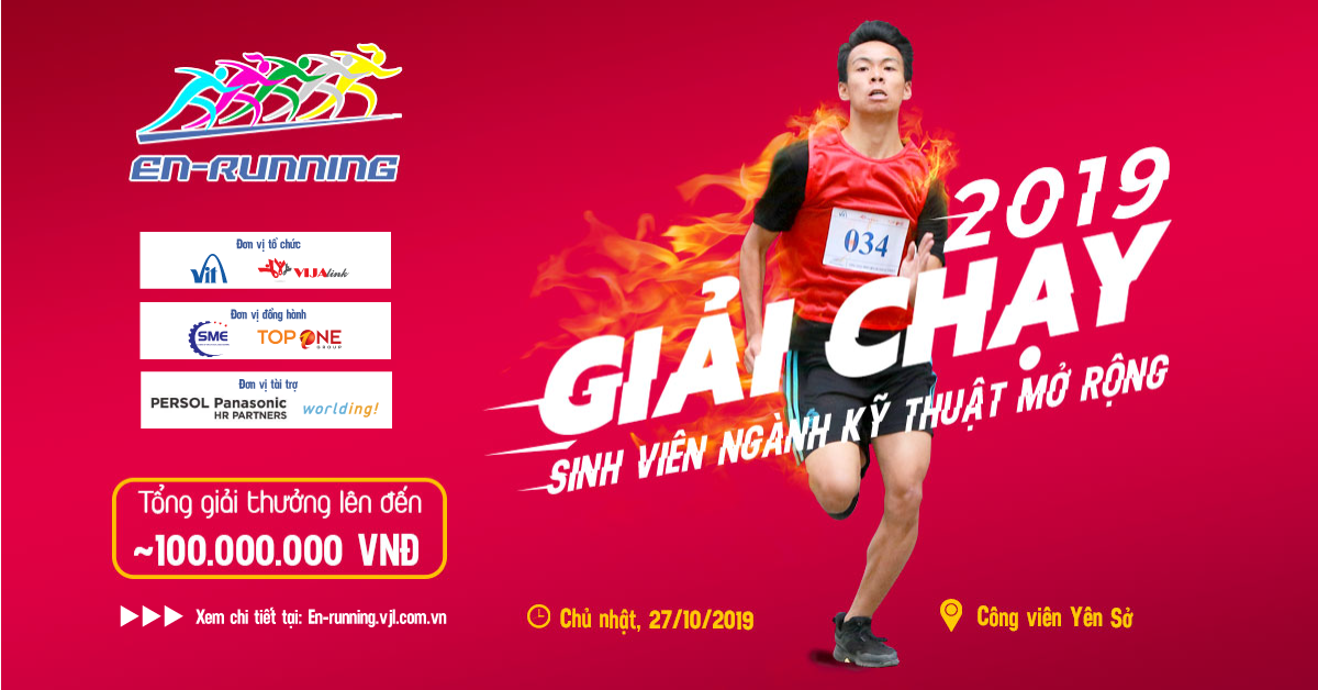 Giải chạy EN-RUNNING 2019 đã quay trở lại