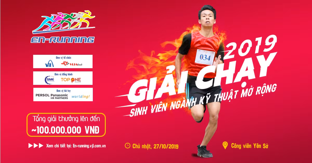 Giải chạy EN-RUNNING 2019 đã quay trở lại