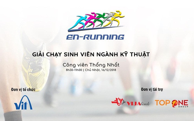 Giải chạy sức khỏe cộng đồng dành cho SV khối kỹ thuật