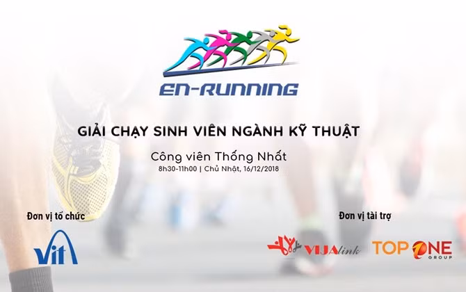 Giải chạy sức khỏe cộng đồng dành cho SV khối kỹ thuật