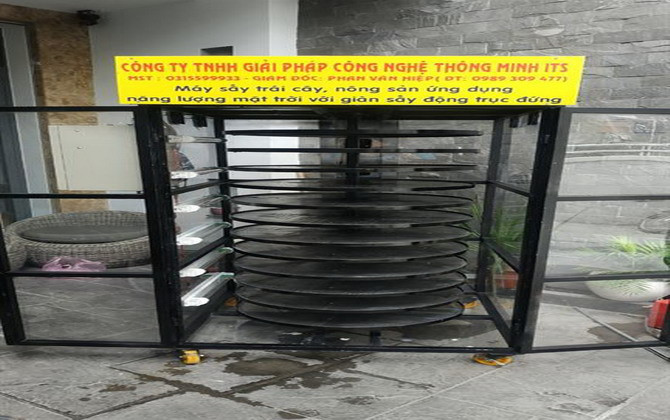 Thầy giáo sáng tạo hệ thống sấy khô dựa vào hiệu ứng nhà kính