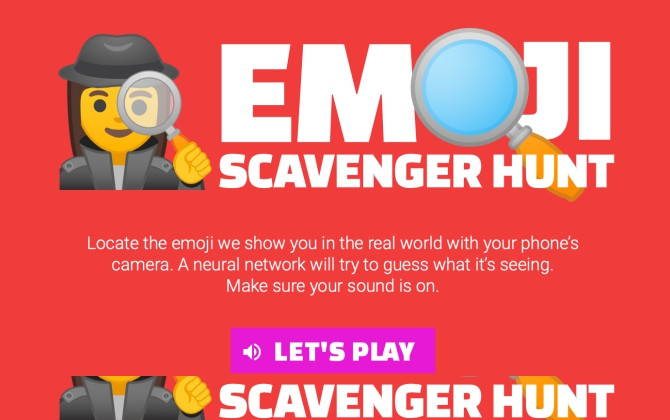Truy tìm các biểu tượng cảm xúc cùng Google Emoji Scavenger Hunt 