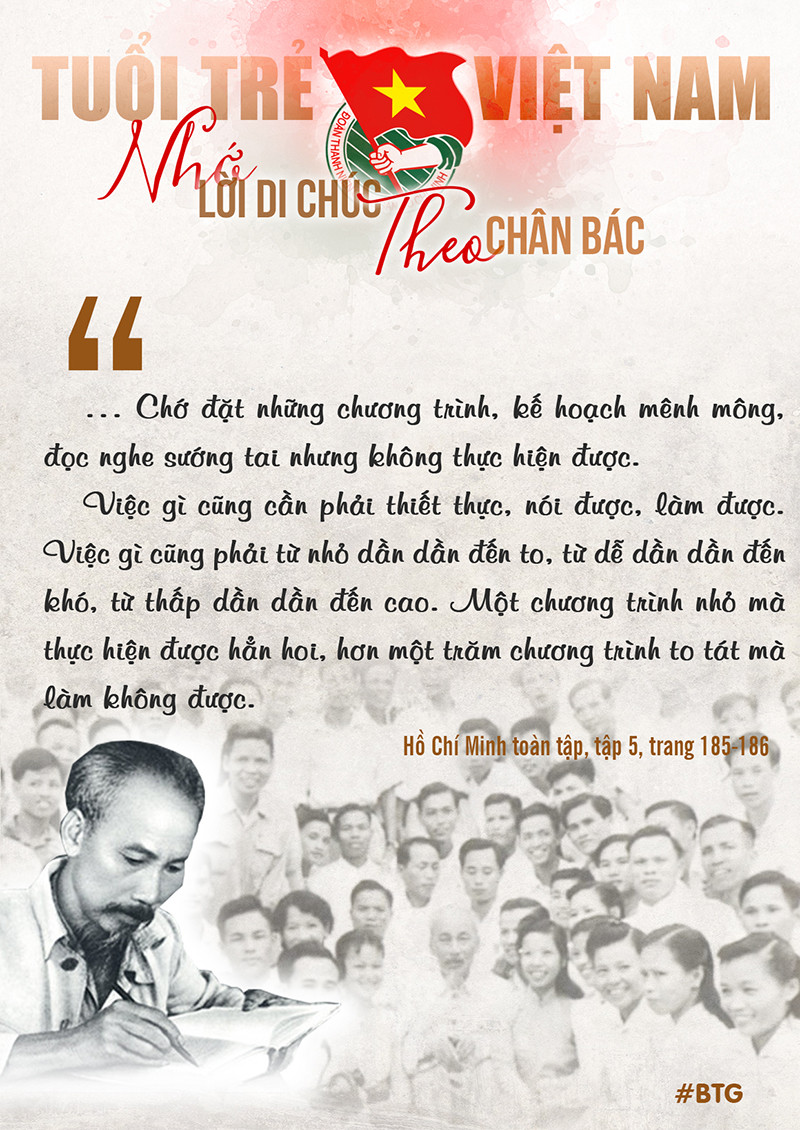 Những lời của Bác dạy thanh thiếu niên 