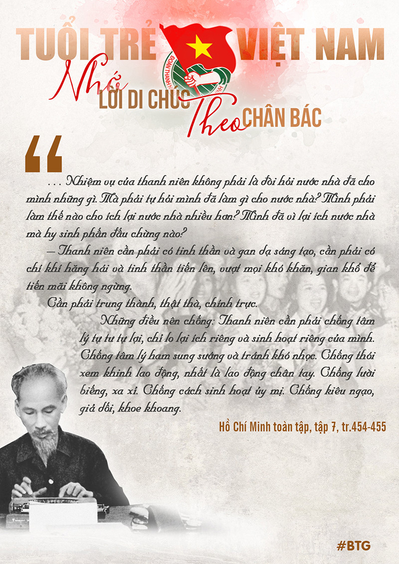 Những lời của Bác dạy thanh thiếu niên 