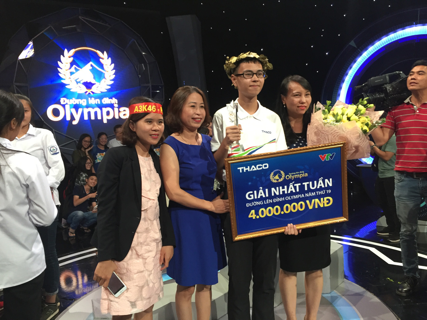 Trần Thế Trung, học sinh chuyên Lý trường Phan Bội Châu từng bước chinh phục 'Đường lên đỉnh Olympia