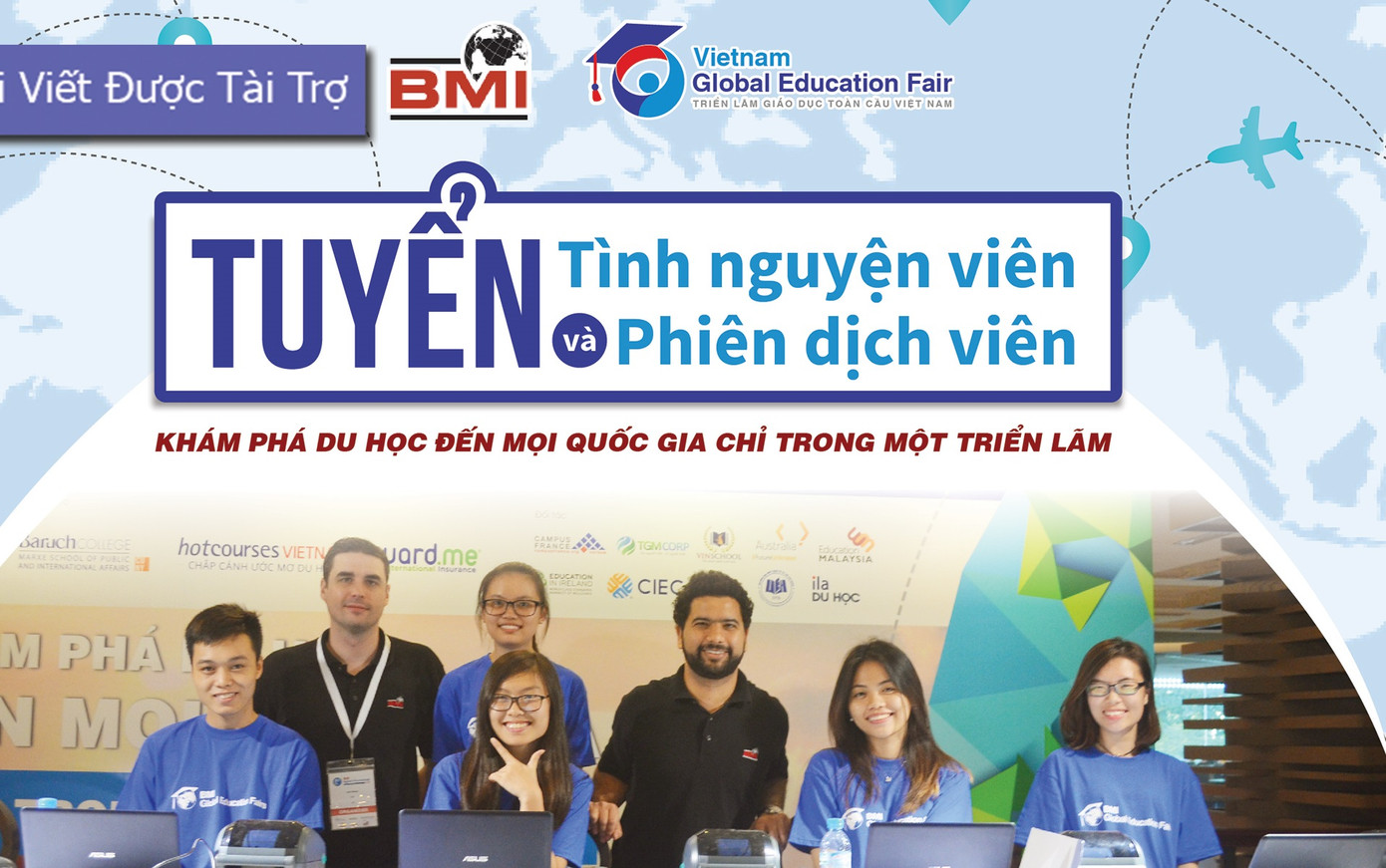 Triển lãm du học GEF tuyển dụng