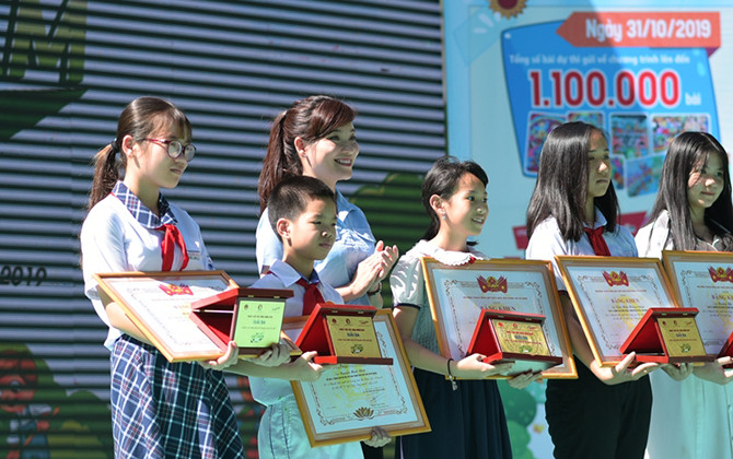 Tổng kết và trao giải cuộc thi vẽ tranh “Vì một Việt Nam xanh”