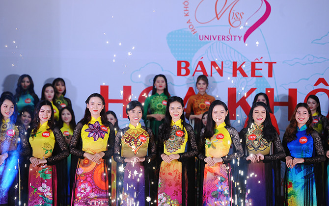 Lộ diện 15 thí sinh lọt vào Chung kết cuộc thi Hoa khôi Sinh viên