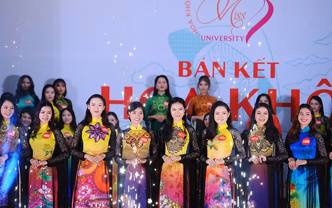 Lộ diện 15 thí sinh lọt vào Chung kết cuộc thi Hoa khôi Sinh viên
