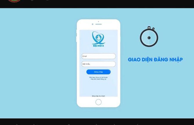 Ứng dụng công nghệ tại Đại hội Sinh viên Việt Nam lần thứ X