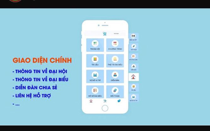 Ứng dụng công nghệ tại Đại hội Sinh viên Việt Nam lần thứ X