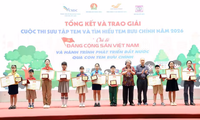 Hơn 1,2 triệu bài dự thi tham gia Cuộc thi sưu tập và tìm hiểu tem Bưu chính năm 2026