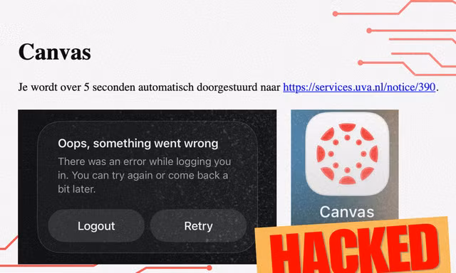 Canvas tạm ngừng hoạt động vì bị hack: Teen lo ngại về việc bảo mật thông tin 